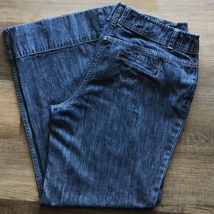 J Jill Women’s Jeans Dark Wash Wide Leg